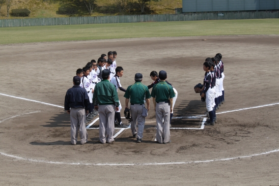 東濃選手権大会（1回戦）雨天雷の為中止再試合